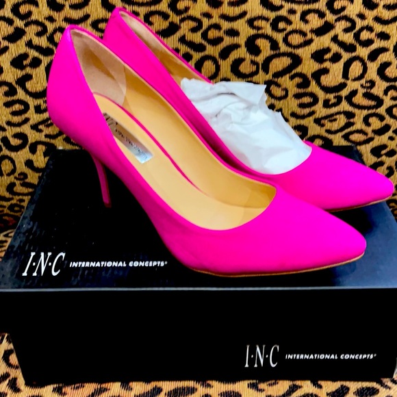 INC International Concepts Shoes - COPY - Deep Fuchsia INC Pumps.